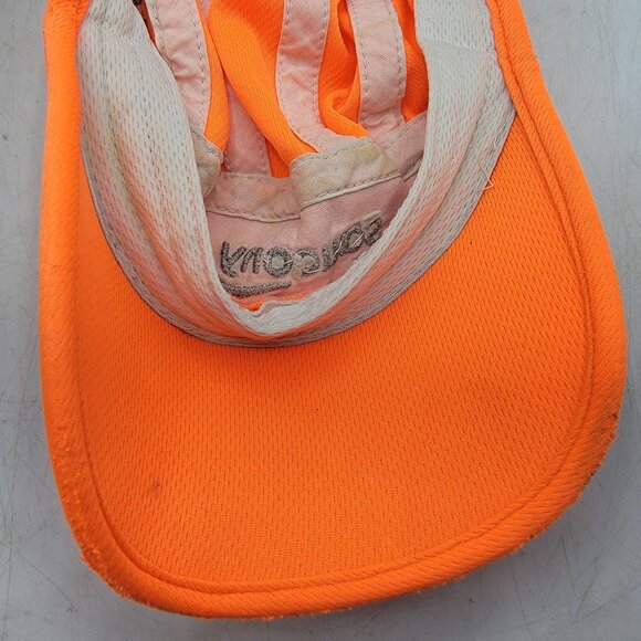 Saucony A Snails Pace Orange Running Hat Cap Athletic Lightweight Outdoors - Picture 8 of 9